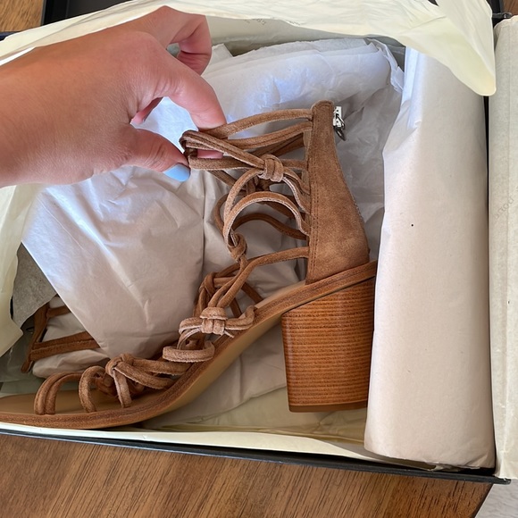 NWT rag & bone Camille suede sandals - Picture 9 of 15